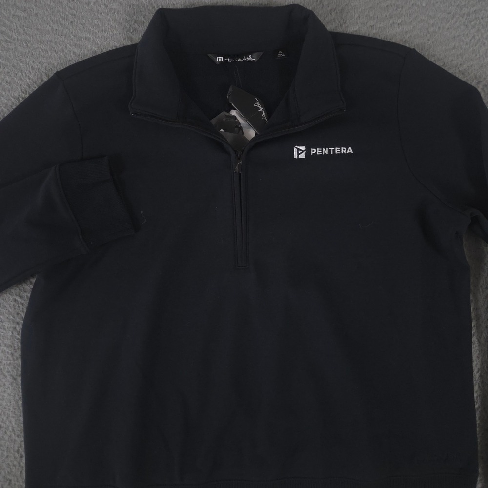 TravisMathew Pullover Womens XL Ocean Villa 1/4 Zip Pentera Activewear Golf NEW